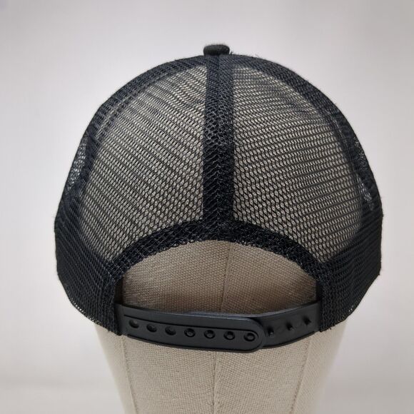 Never Loose Your Way Snapback Trucker Hat Black OSFA Adjustable Mesh Back - Picture 5 of 6